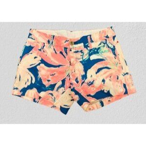 Lilly Pulitzer Callahan Shorts Size 4 Pink Tidal Wave